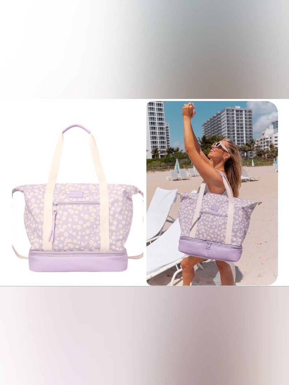 Poppy & Peonies Stay Cool Cooler Bag | 🌷Violet Floral